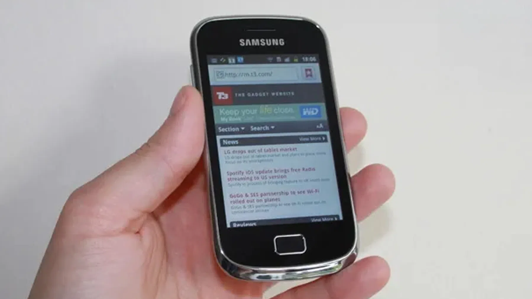 Bright header T3 Galaxy Mini 2 Samsung